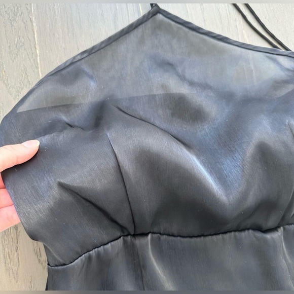 NWT REFORMATION Cana Maxi Dress Black Size 6 NEW - Picture 10 of 11